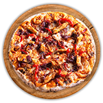 Chicken Achari Pizza 