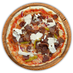 Fiery Meat Chilli Pizza 