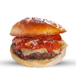 Half Pounder Pepperoni Burger 